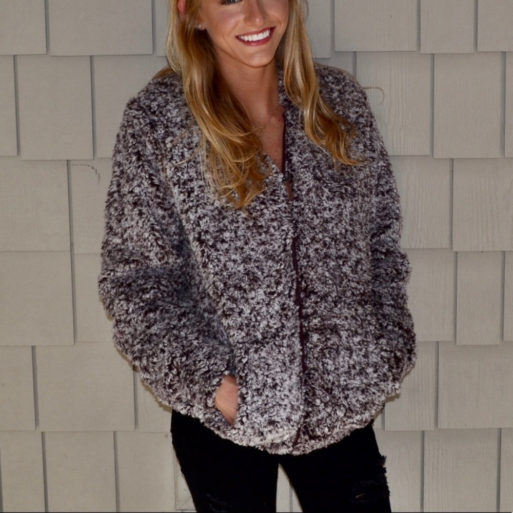 Sherpa Jacket with Hood